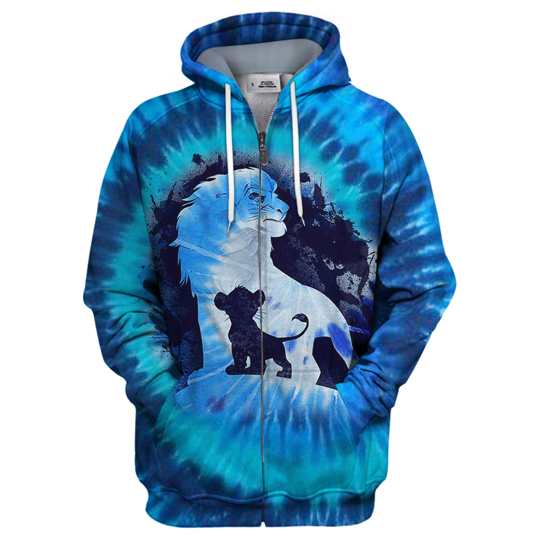 Unifinz DN LK T-shirt Lion King Tie Dye T-shirt High Quality DN LK Hoodie Sweater Tank 2022