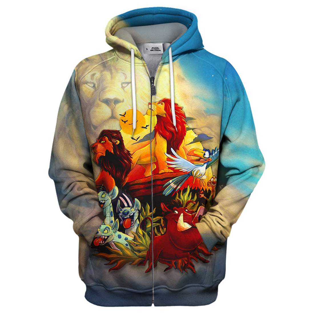 Unifinz DN LK T-shirt 3D Print Lion King Main Cast Hoodie Amazing DN LK Hoodie Sweater Tank 2022