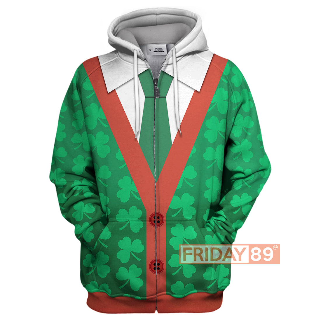 Unifinz ST Patrick's Day T-shirt Irish ST Patrick's Day Green Tie Shamrock Lucky Charms 3D Print T-shirt ST Patrick's Day Hoodie 2026