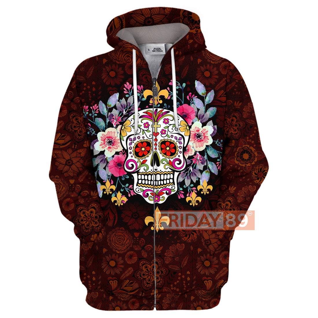 Unifinz Skull T-shirt 3D Print Sugar Skull Calavera Day Of The Dead T-shirt Skull Hoodie Sweater Tank 2026
