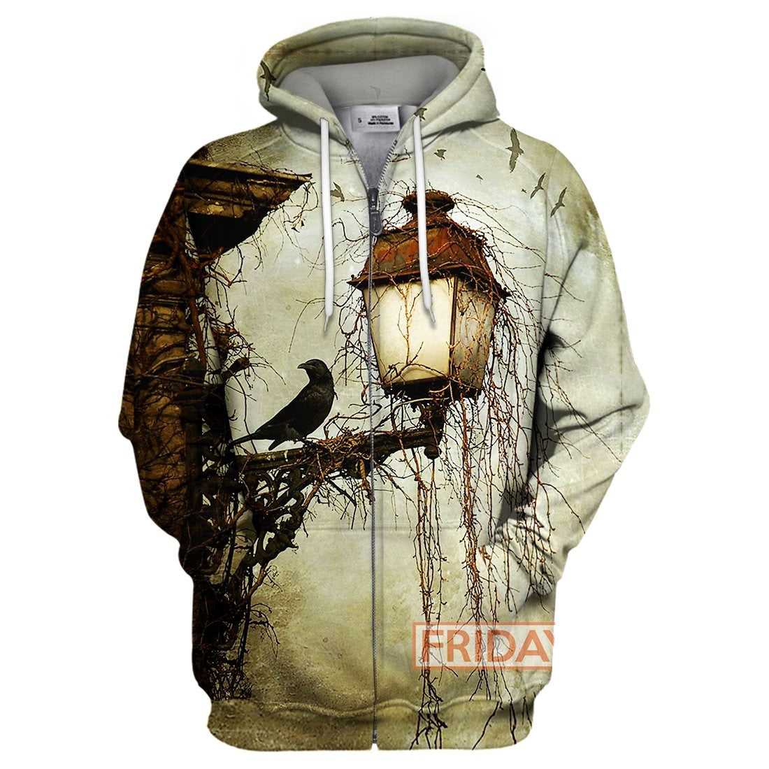 Unifinz Raven Hoodie Poe The Raven Art Nevermore 3D Print Hoodie Cool Raven T-shirt Tank Sweater 2026