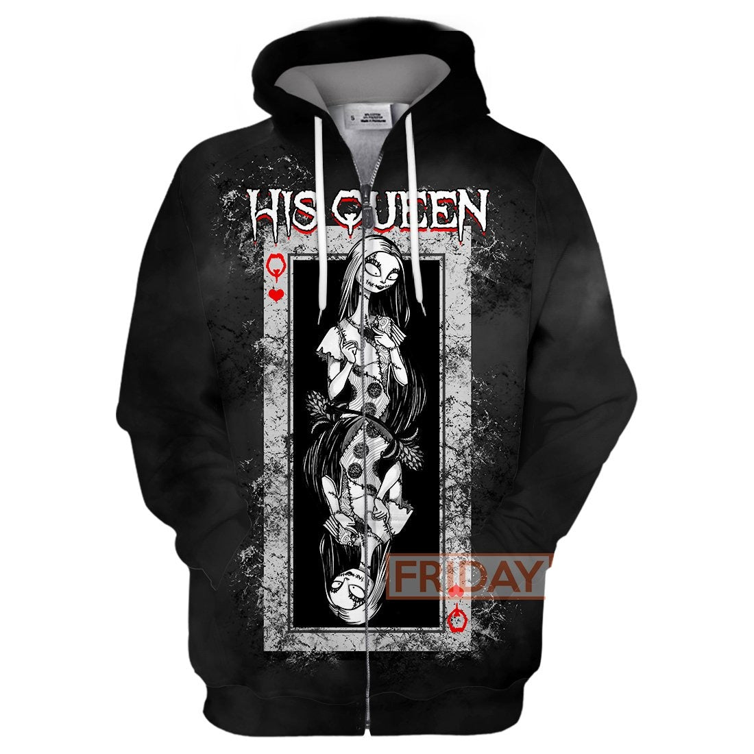 Unifinz TNBC T-shirt Sally His Queen 3D Print T-shirt TNBC Hoodie Sweater Tank 2026