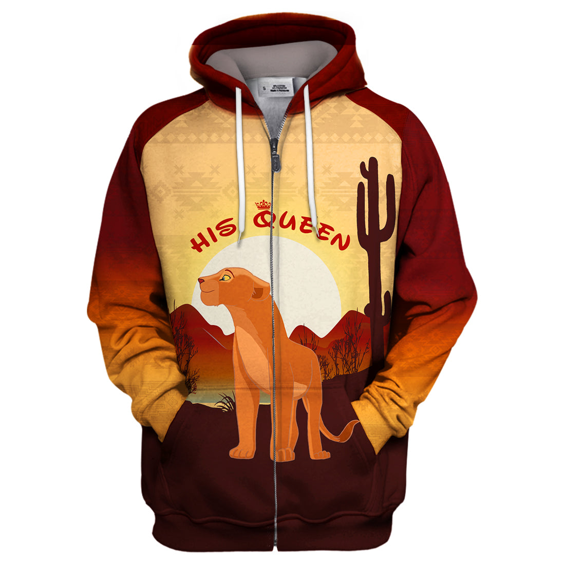 Unifinz DN LK T-shirt His Queen Nala Hakuna Matata T-shirt DN LK Hoodie Sweater Tank DN LK Couple Hoodie 2026