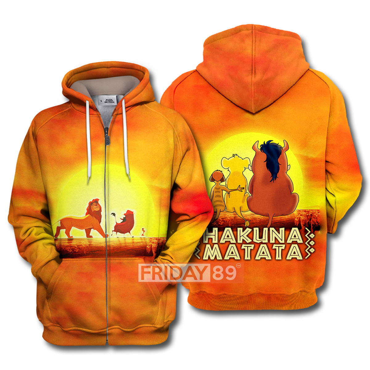 Unifinz LK T-shirt Simba Timon Pumba Friends Sunset T-shirt High Quality DN LK Hoodie Sweater Tank 2026