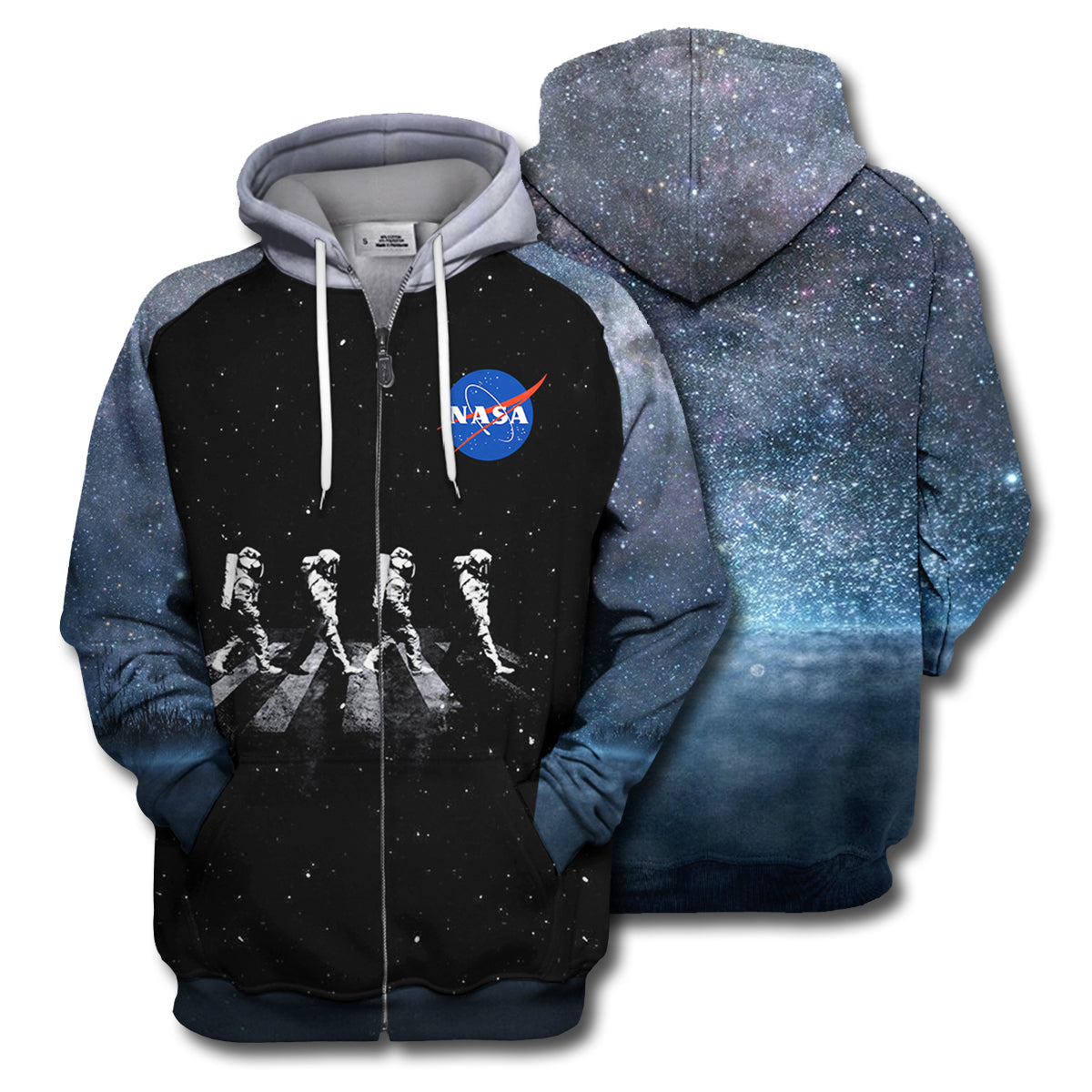 Unifinz NASA T-shirt 3D Print Walking Astronauts In Space T-shirt Amazing NASA Hoodie Sweater Tank 2022