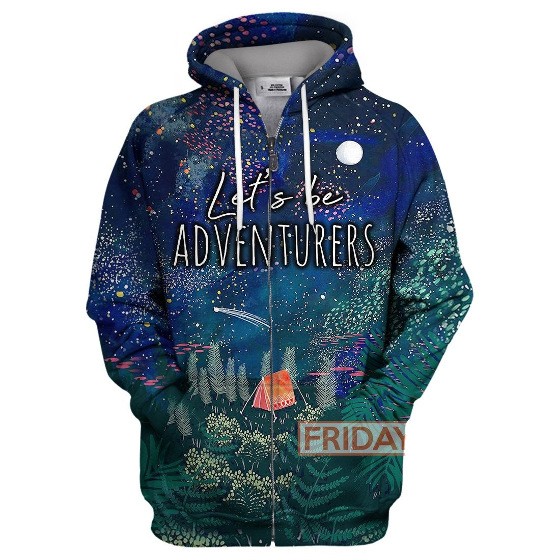 Unifinz Camping Hoodie Camping Let's Be Adventurers T-shirt Awesome High Quality Camping Shirt Sweater Tank2026