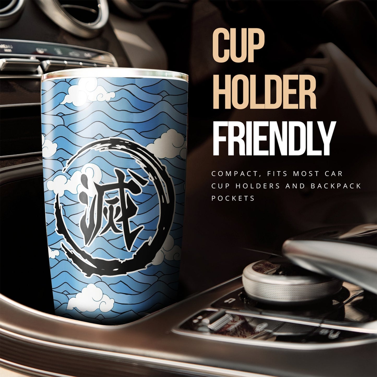 Demon Slayer Tumbler 20 oz Sakonji Urokodaki Kimetsu No Yaiba Logo Tumbler Cup 20 oz