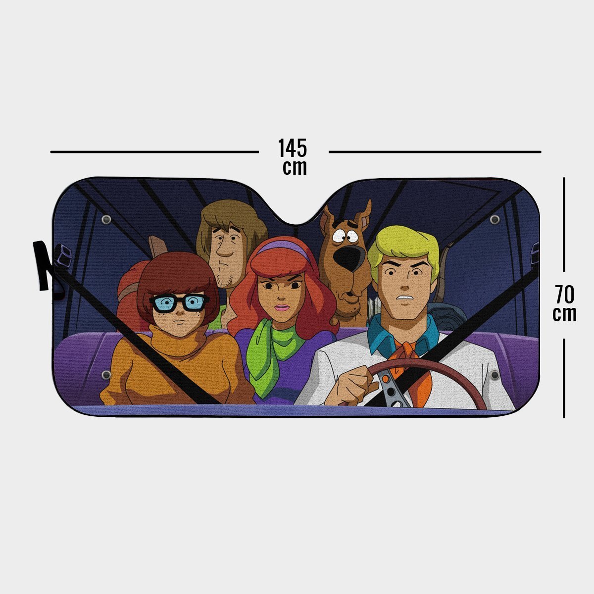 Scooby Doo Car Sun Shade Scooby Doo And Friends Auto Sun Shade
