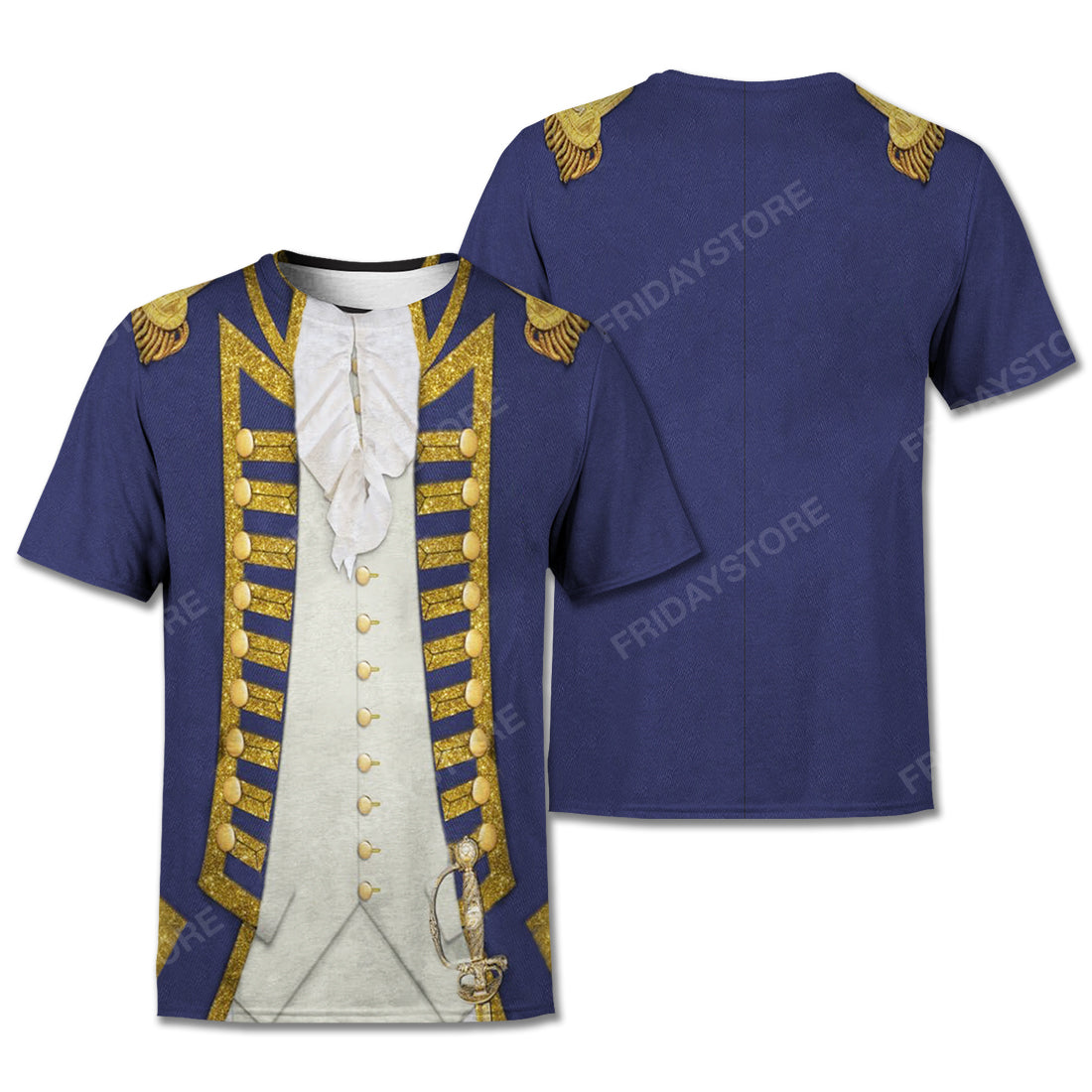 Historical T-Shirt Historical Uniforms Of The US Navy Suit 3d Costume Hoodie Historical Hoodie