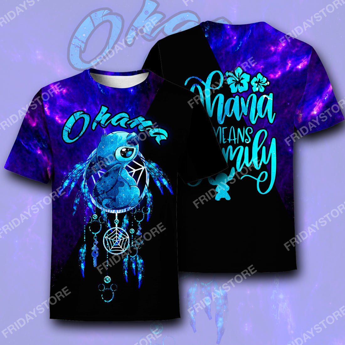 Unifinz LAS T-shirt Ohana Means Family Dreamcatcher T-shirt Amazing DN Stitch Hoodie Sweater Tank 2026