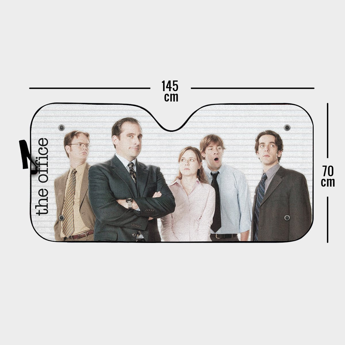 The Office Car Sun Shade The Office Cast Character Michael Scott Dwight Schrute Auto Sun Shade