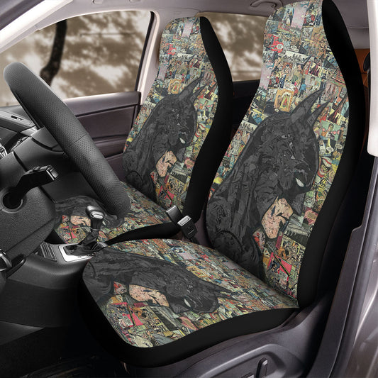 Batman Car Seat Covers DC Batman Comic Pattern Graphic Seat Covers Colorful