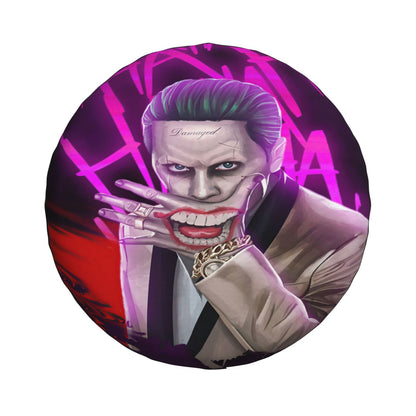 Joker Spare Tire Cover DC Suiside Squad Joker Graphic Tire Covers Pink Black