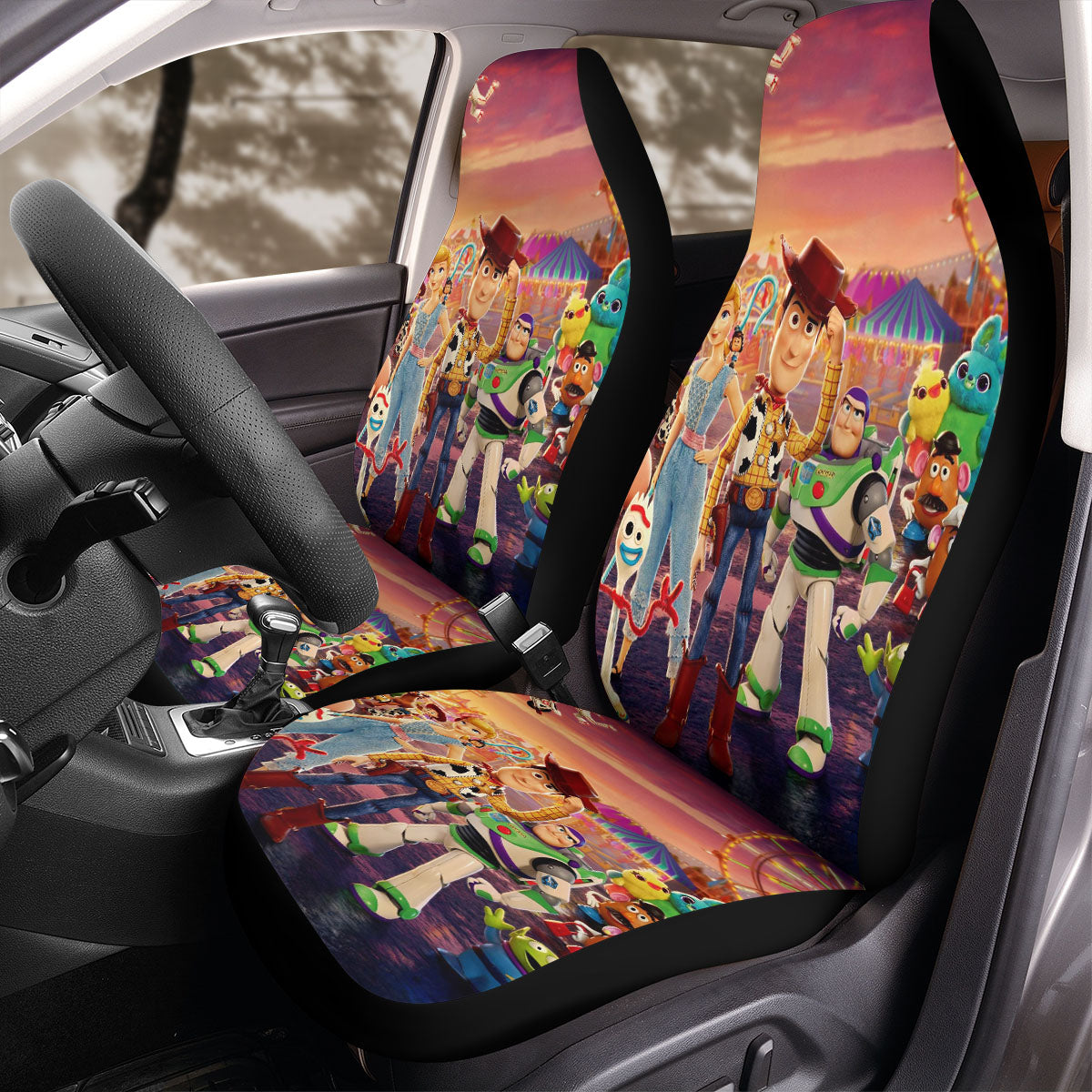 Toy Story Car Seat Covers DN Carnaval Toy Story Characters Seat Covers Colorful