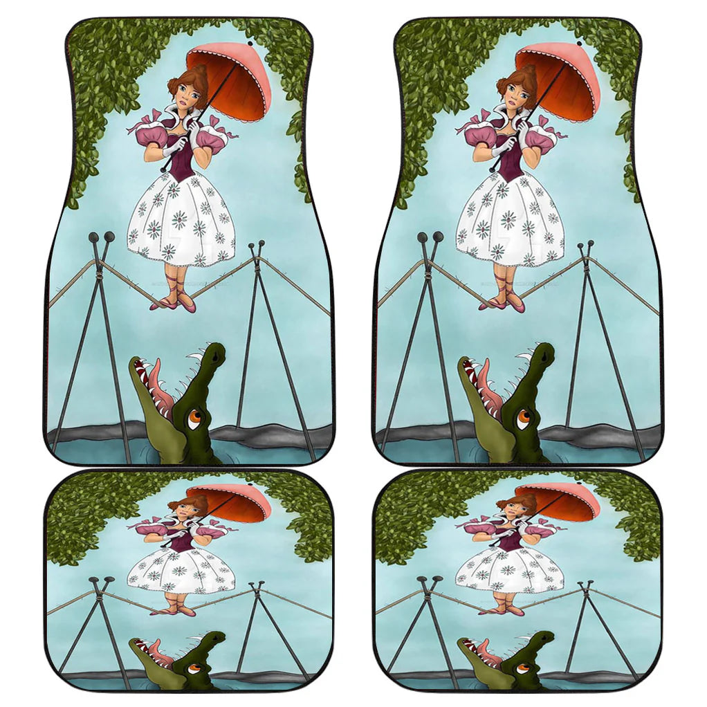 DN Car Mats Haunted Mansion Sally Slater Car Floor Mats Colorful