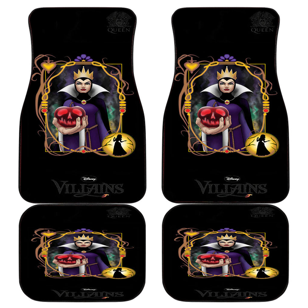 DN Car Mats DN Villains Wicked Evil Queen Car Floor Mats Black