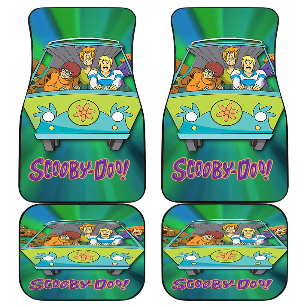 Scooby Doo Car Mats Scooby Doo Team On Van Graphic Car Car Floor Mats Colorful