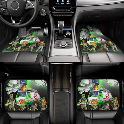 Ghostbusters Car Floor Mats Scooby Doo Cross Over Ghostbusters Car Mats