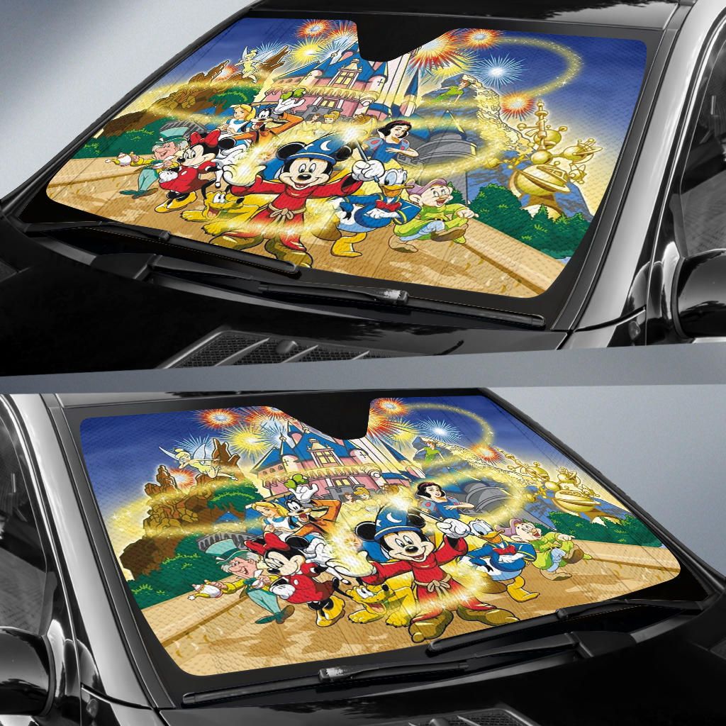 DN Car Sun Shade Wizard MM And Friends DN Castle Winshield Sun Shade Colorful