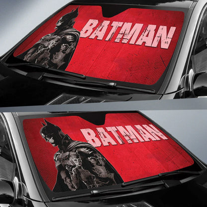 Batman Car Sun Shade The Batman Other Characters Winshield Sun Shade Black Red