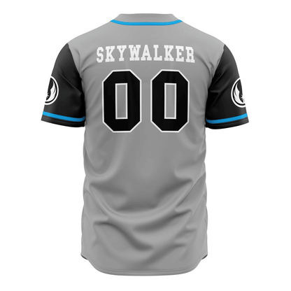 Star Wars Jersey Jedi Skywalker Star Wars Jedi Order Grey Black Jersey Shirt Star Wars Baseball Jersey For Men