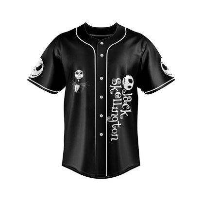 TNBC Baseball Jersey Jack Under The Moonlight Jersey Shirt Black Unisex Adult