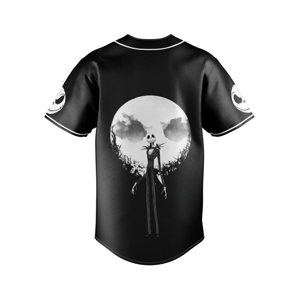 TNBC Baseball Jersey Jack Under The Moonlight Jersey Shirt Black Unisex Adult