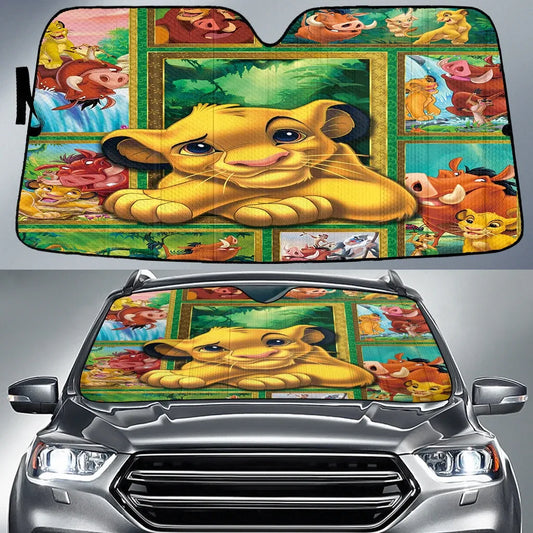 LK Car Sun Shade LK And Friends Graphic Winshield Sun Shade Colorful