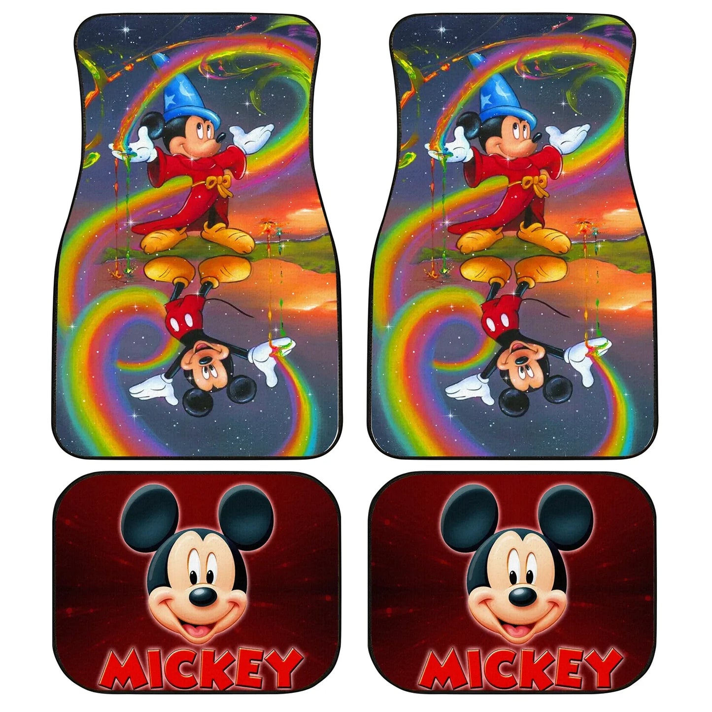 MM Car Mats DN Wizard MM Magical Graphic Car Floor Mats Colorful