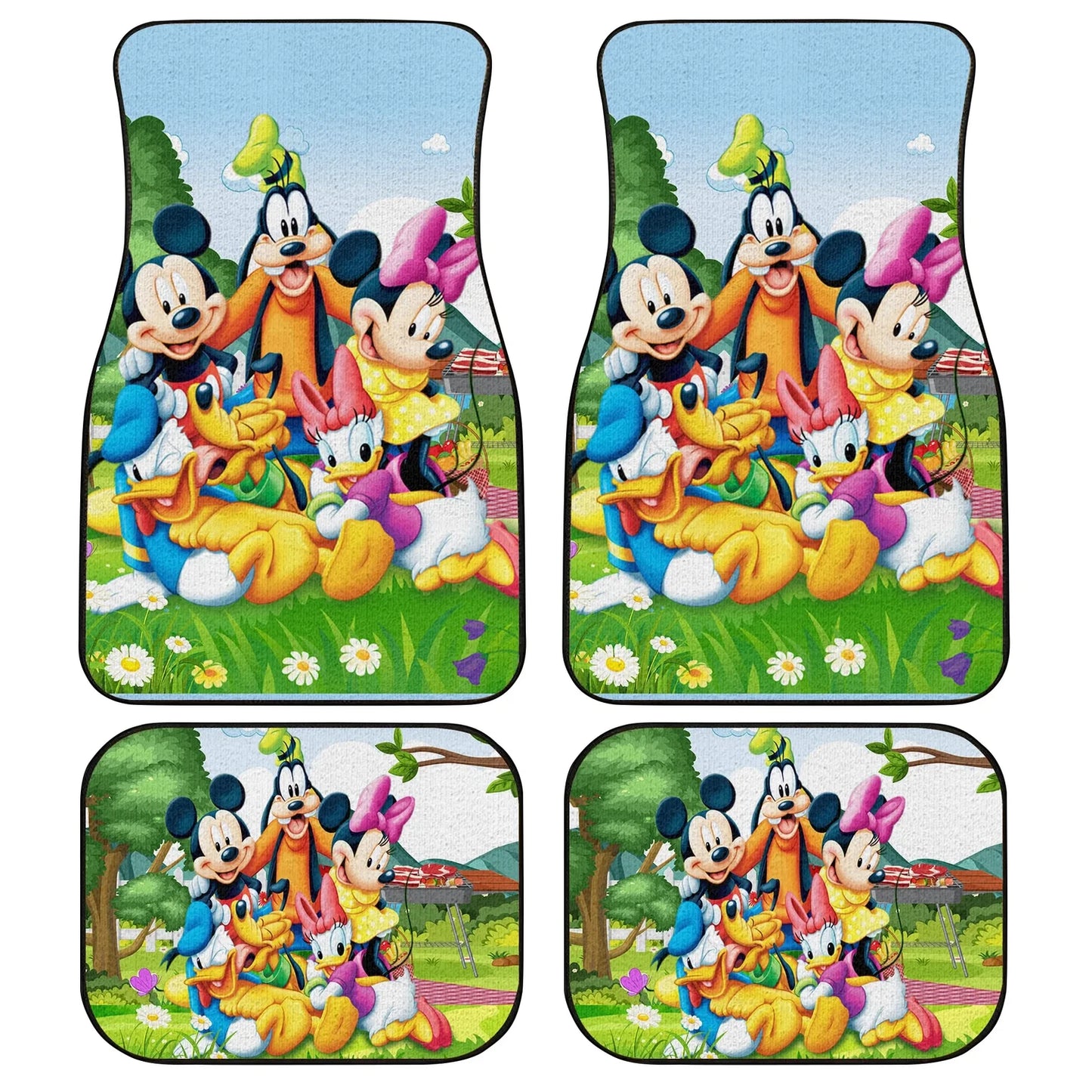 DN Car Mats MM And Friends OnThe Field Car Floor Mats Colorful