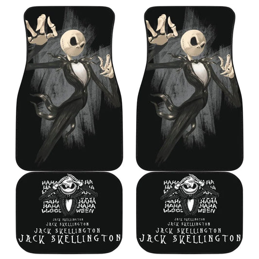 TNBC Car Mats Jack Skellington The Pumpkin King Graphic Car Floor Mats Black