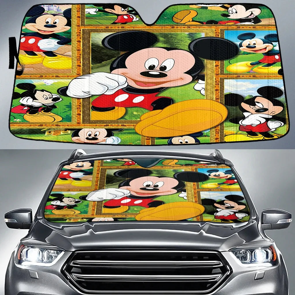 MM Car Sun Shade MM On The Field Graphic Winshield Sun Shade Colorful