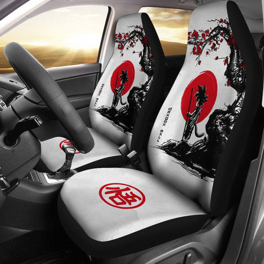 Dragon Ball Car Seat Covers Dragon Ball Geko Cherry Blossom Seat Covers Black White