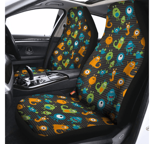 Alien Car Seat Covers All Types Of Alien Striped Pattern Seat Covers Gray