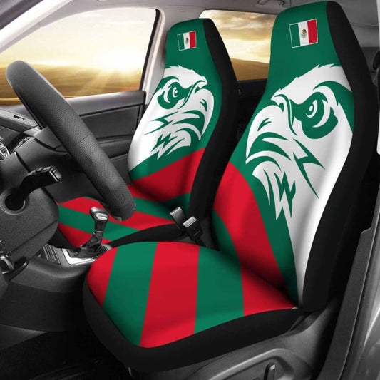 Mexican Car Seat Covers The Mexico Eagle And Flag Seat Covers Green Red