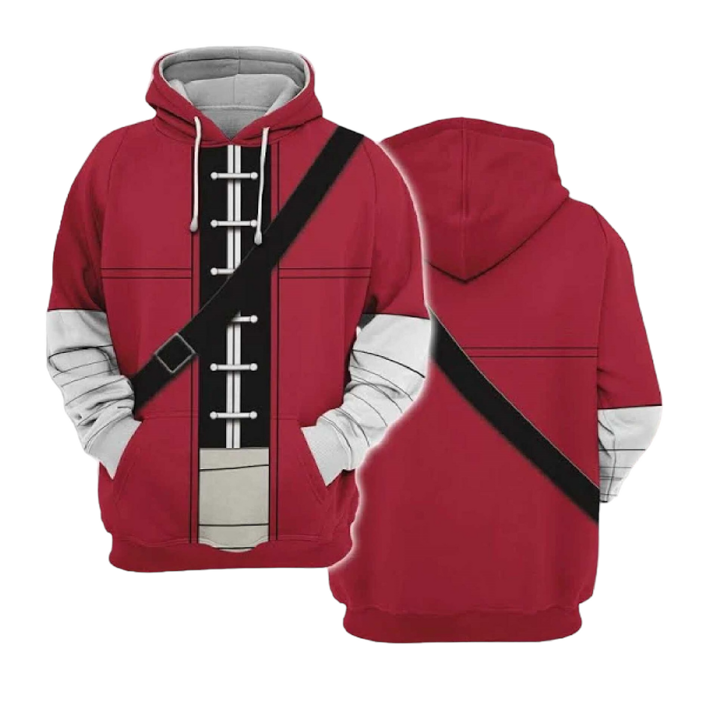 Frieren Beyond Journey’s End Hoodie Stark The Warrior Suit Cosutme Hoodie Red Unisex