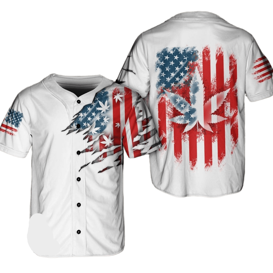 Independence Day Jersey Torn Sheet American Flag Independence Day White Jersey Shirt 04th Of July Baseball Jersey For Men