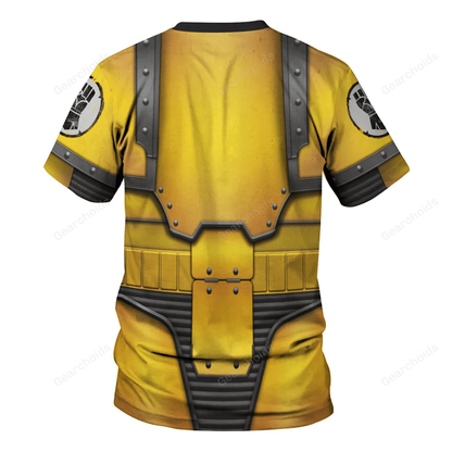 Warhammer Imperial Fists In Mark III Power Armor - Costume Cosplay T-shirt CSWRH135