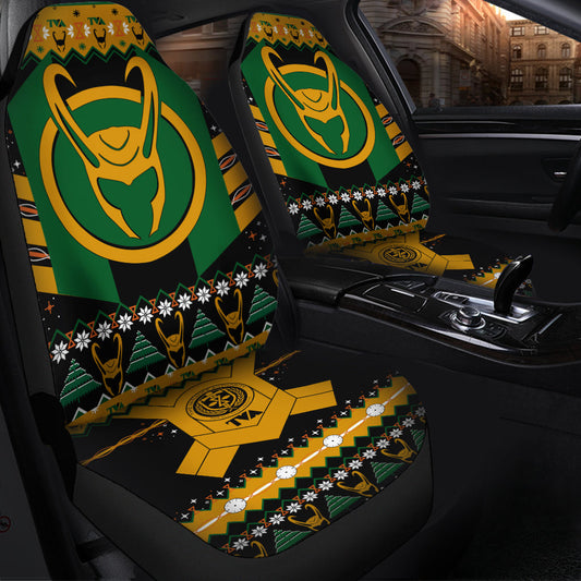 Loki Christmas Car Seat Covers