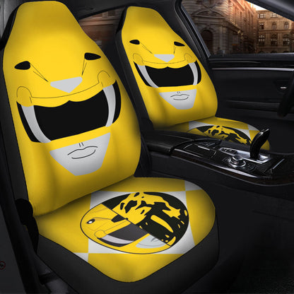 Mighty Morphin Power Rangers Yellow Car Seat Covers