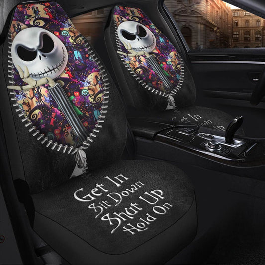 Get In Sit Down Shut Up Hold On Nightmare Seat Covers