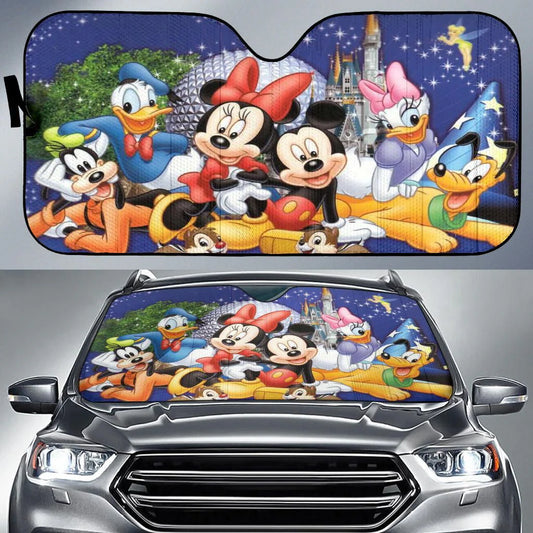 DN Car Sun Shade Magical World MM And Friends Winshield Sun Shade Colorful