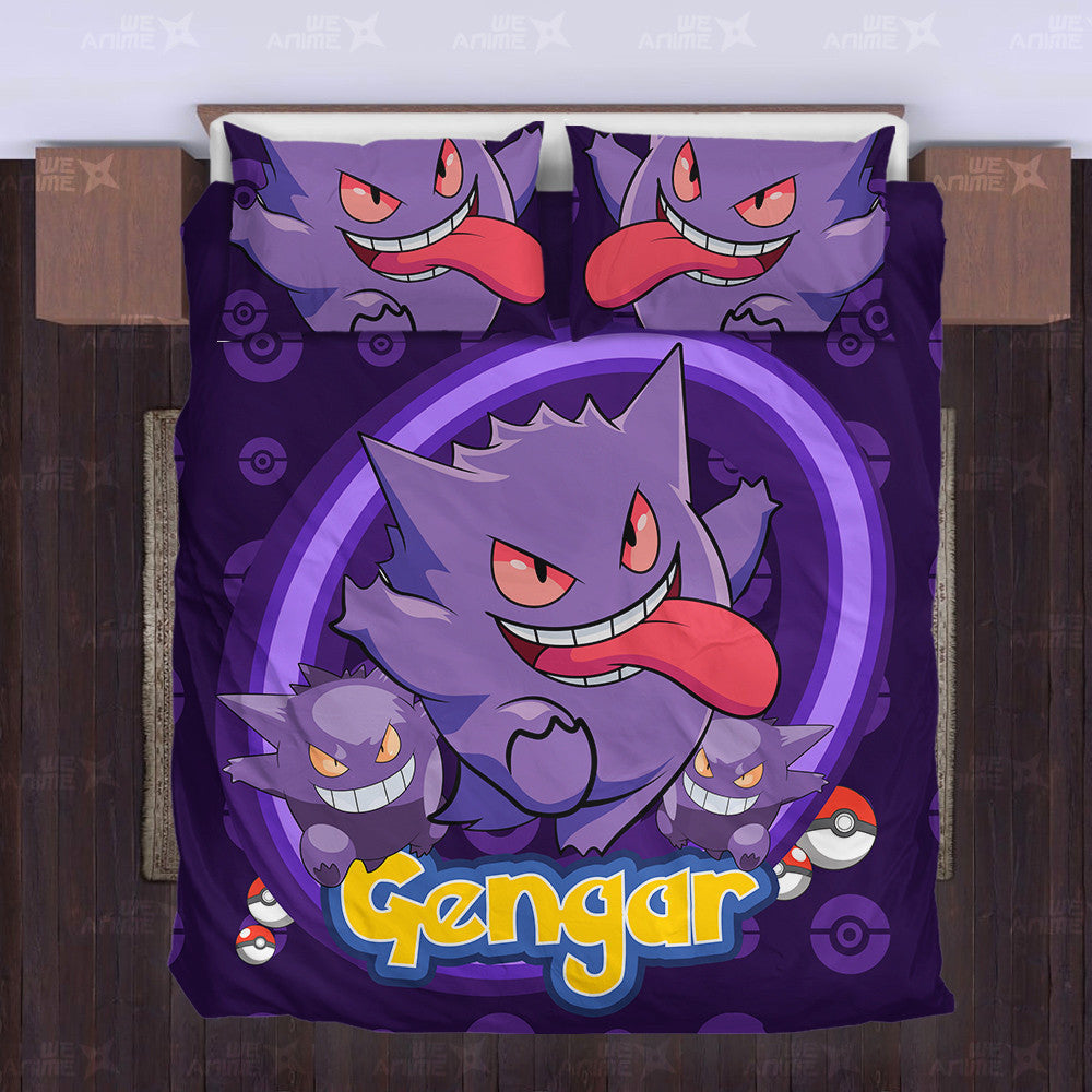 Gengar Bedding Set Custom