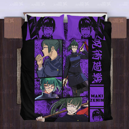 Maki Zenin Bedding Set Custom