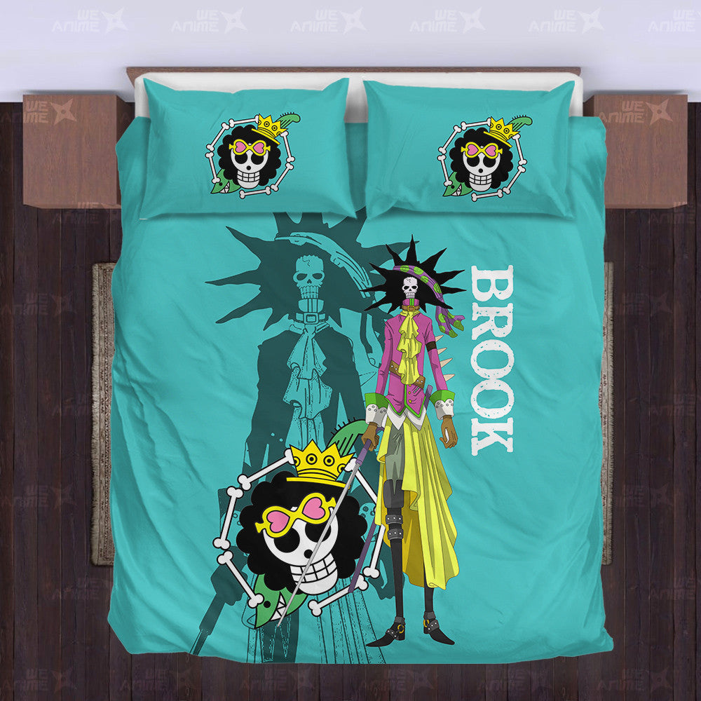 Brook Bedding Set Custom Red Anime Home Decor