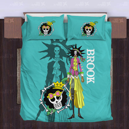 Brook Bedding Set Custom Red Anime Home Decor