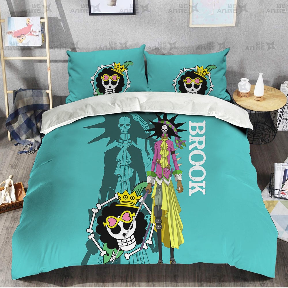Brook Bedding Set Custom Red Anime Home Decor