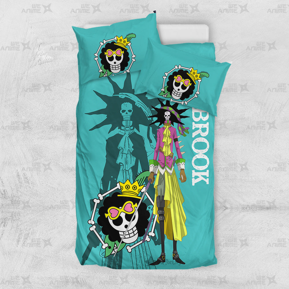 Brook Bedding Set Custom Red Anime Home Decor