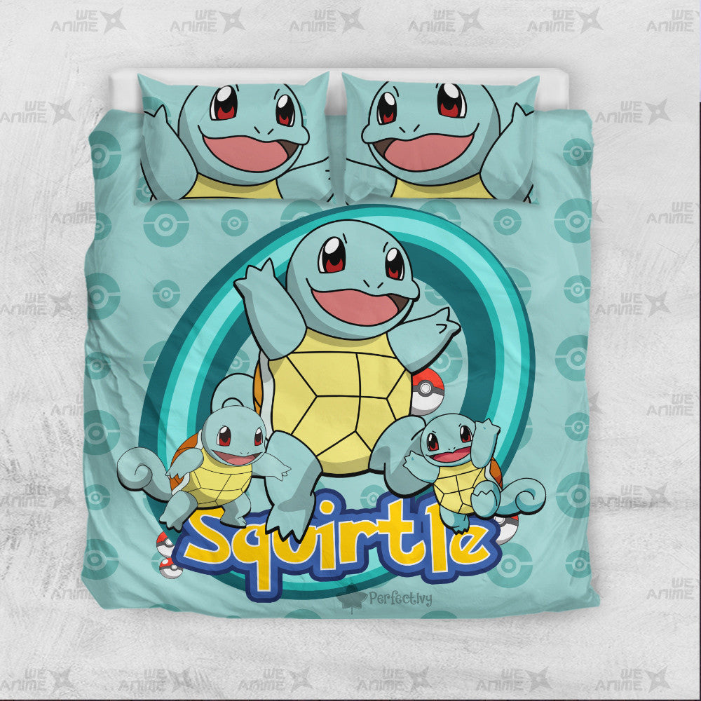 Squirtle Bedding Set Custom