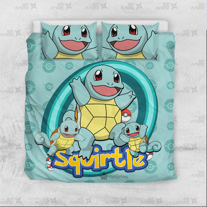 Squirtle Bedding Set Custom